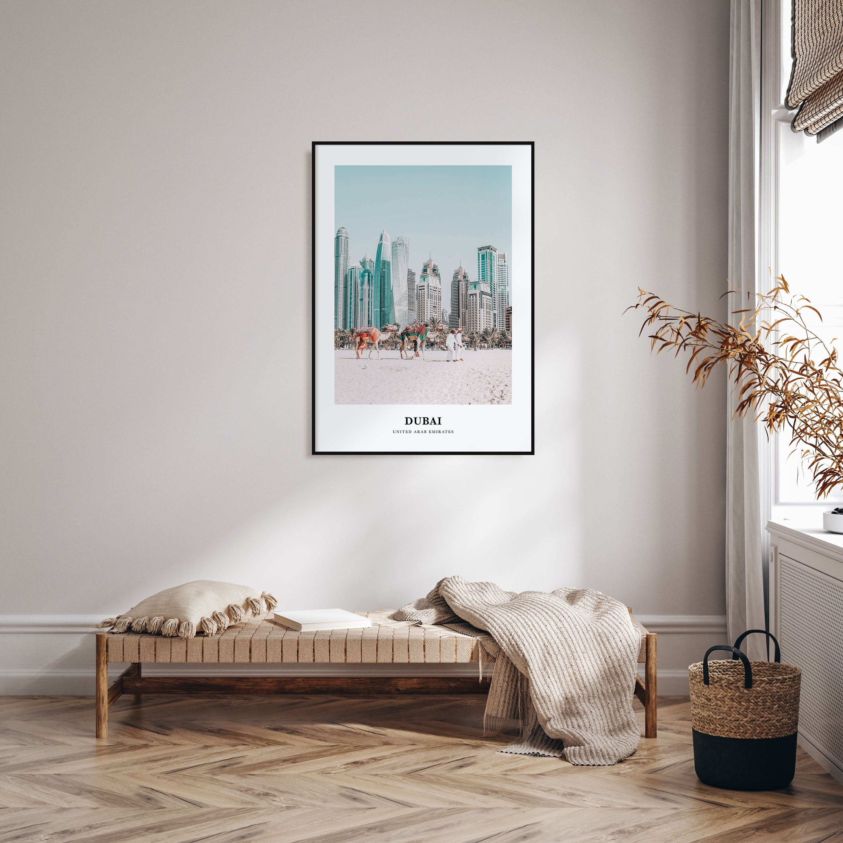 Dubai Portrait Color Poster