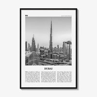 Dubai Print Black and White No 2, Dubai Wall Art, Dubai Poster, Dubai Photo, Dubai Wall Decor, UAE, United Arab Emirates, دبي, Dubay