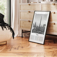 Dubai Print Black and White No 2, Dubai Wall Art, Dubai Poster, Dubai Photo, Dubai Wall Decor, UAE, United Arab Emirates, دبي, Dubay