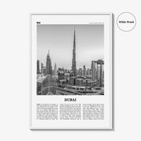 Dubai Print Black and White No 2, Dubai Wall Art, Dubai Poster, Dubai Photo, Dubai Wall Decor, UAE, United Arab Emirates, دبي, Dubay