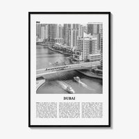 Dubai Print Black and White No 3, Dubai Wall Art, Dubai Poster, Dubai Photo, Dubai Wall Decor, UAE, United Arab Emirates, دبي, Dubay
