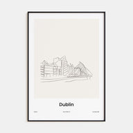 Dublin Drawn Poster