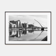 Dublin Landscape B&W Poster