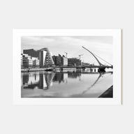 Dublin Landscape B&W Poster