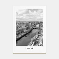 Dublin Portrait B&W No 1 Poster