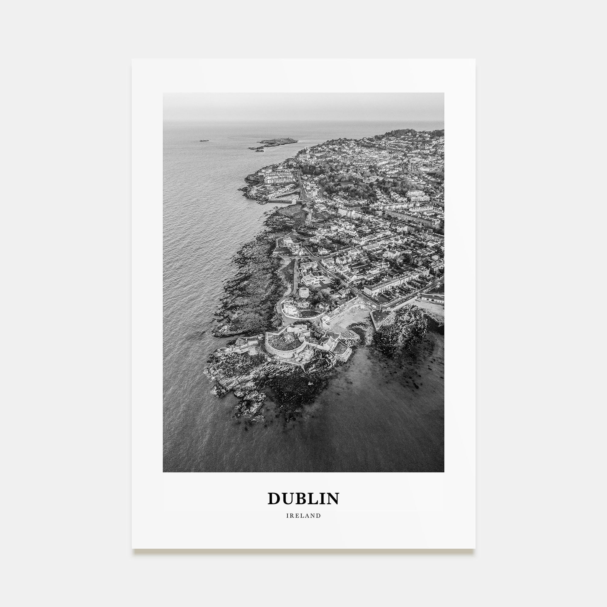 Dublin Portrait B&W No 2 Poster
