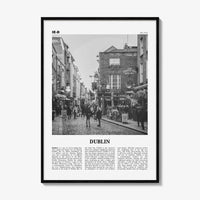 Dublin Print Black and White No 1, Dublin Wall Art, Dublin Poster, Dublin Photo, Dublin Wall Decor, City Art Print, Ireland, Leinster