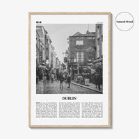 Dublin Print Black and White No 1, Dublin Wall Art, Dublin Poster, Dublin Photo, Dublin Wall Decor, City Art Print, Ireland, Leinster