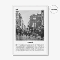 Dublin Print Black and White No 1, Dublin Wall Art, Dublin Poster, Dublin Photo, Dublin Wall Decor, City Art Print, Ireland, Leinster