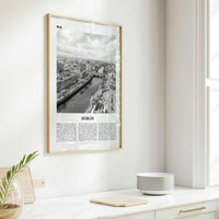 Dublin Print Black and White No 2, Dublin Wall Art, Dublin Poster, Dublin Photo, Dublin Wall Decor, City Art Print, Ireland, Leinster