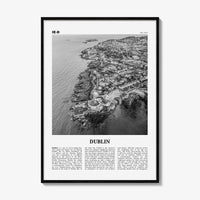 Dublin Print Black and White No 3, Dublin Wall Art, Dublin Poster, Dublin Photo, Dublin Wall Decor, City Art Print, Ireland, Leinster