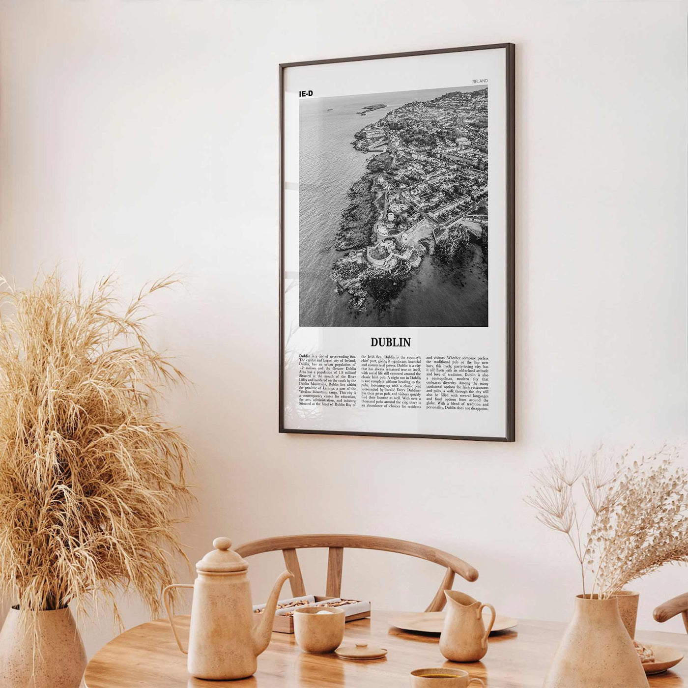 Dublin Print Black and White No 3, Dublin Wall Art, Dublin Poster, Dublin Photo, Dublin Wall Decor, City Art Print, Ireland, Leinster