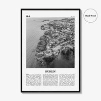 Dublin Print Black and White No 3, Dublin Wall Art, Dublin Poster, Dublin Photo, Dublin Wall Decor, City Art Print, Ireland, Leinster