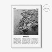 Dublin Print Black and White No 3, Dublin Wall Art, Dublin Poster, Dublin Photo, Dublin Wall Decor, City Art Print, Ireland, Leinster
