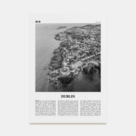 Dublin Travel B&W No 3 Poster