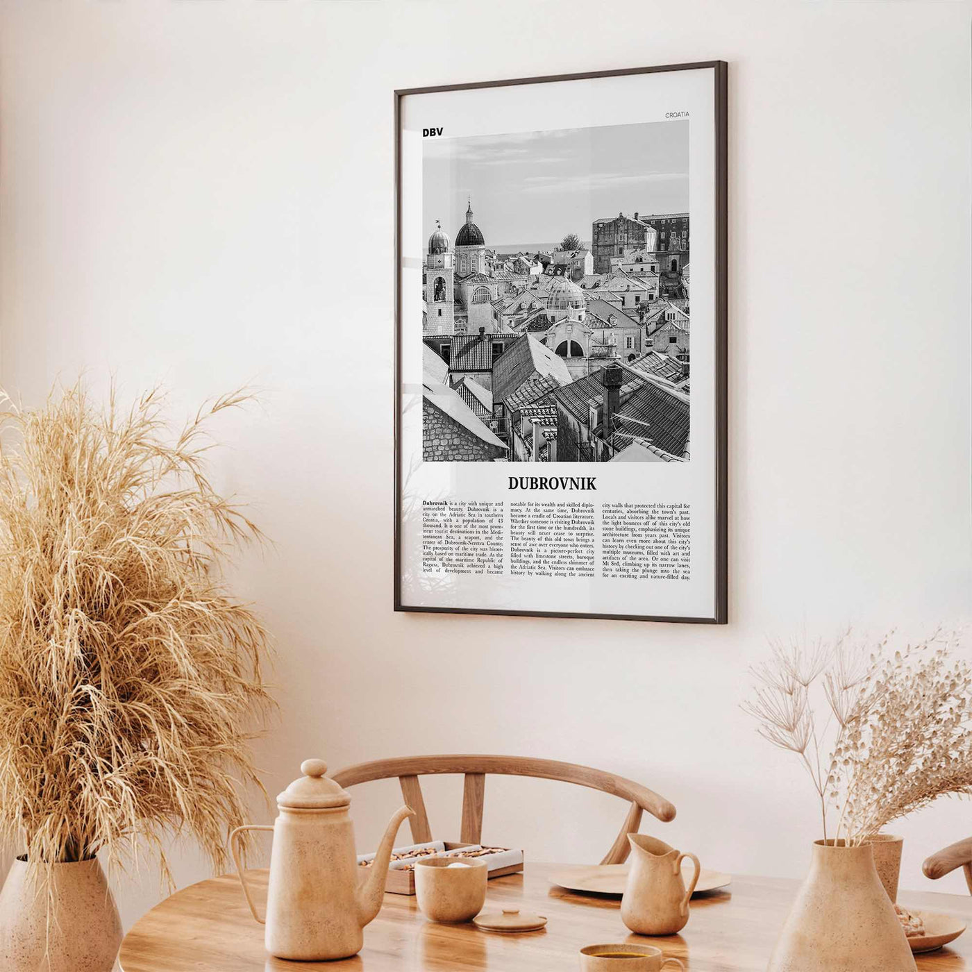 Dubrovnik Print Black and White, Dubrovnik Wall Art, Dubrovnik Poster, Dubrovnik Photo, Hrvatska, Croatia, Dubrovnik-Neretva, Europe