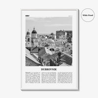 Dubrovnik Print Black and White, Dubrovnik Wall Art, Dubrovnik Poster, Dubrovnik Photo, Hrvatska, Croatia, Dubrovnik-Neretva, Europe
