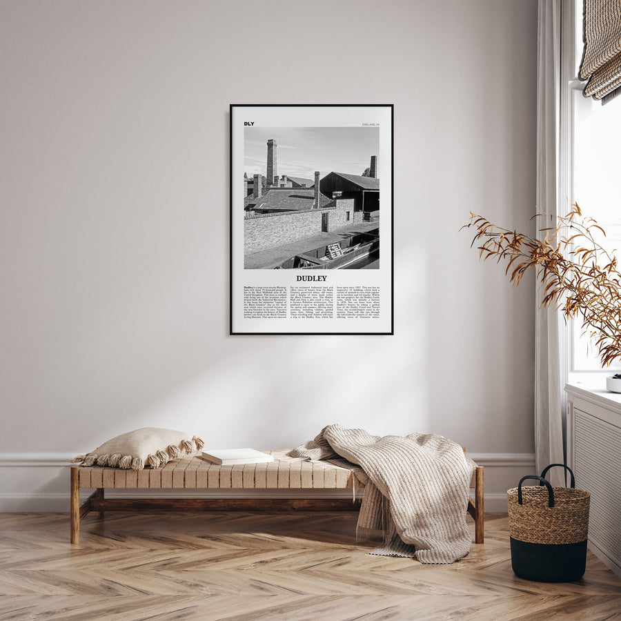 Dudley Travel B&W Poster