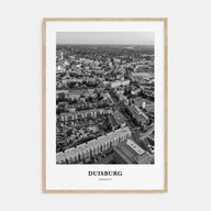 Duisburg Portrait B&W Poster