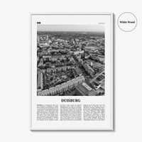 Duisburg Print Black and White, Duisburg Wall Art, Duisburg Poster, Duisburg Photo, Duisburg Wall Décor, Deutschland, Germany, Düsseldorf