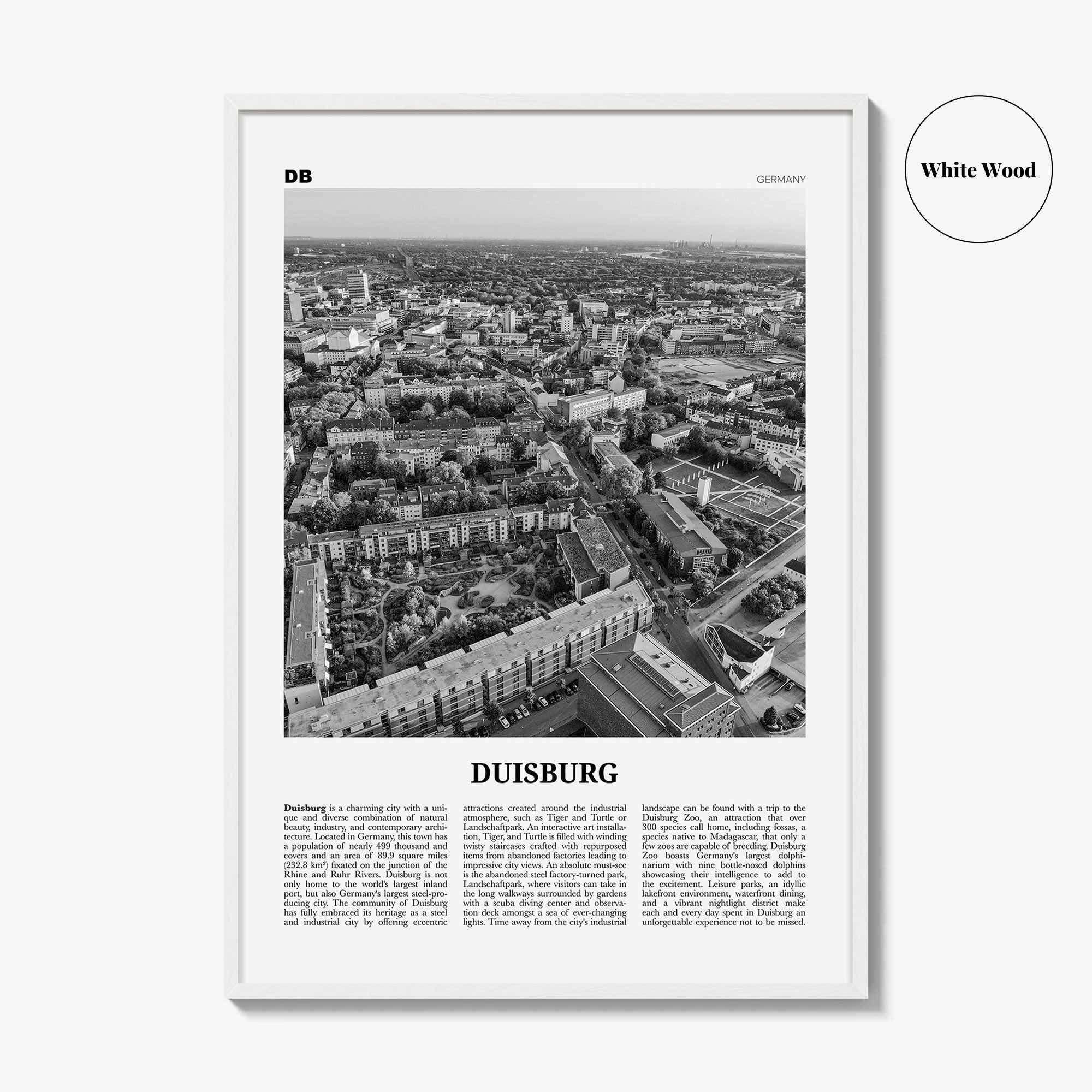 Duisburg Print Black and White, Duisburg Wall Art, Duisburg Poster, Duisburg Photo, Duisburg Wall Décor, Deutschland, Germany, Düsseldorf