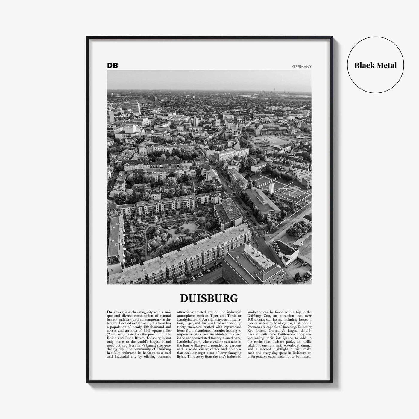 Duisburg Print Black and White, Duisburg Wall Art, Duisburg Poster, Duisburg Photo, Duisburg Wall Décor, Deutschland, Germany, Düsseldorf