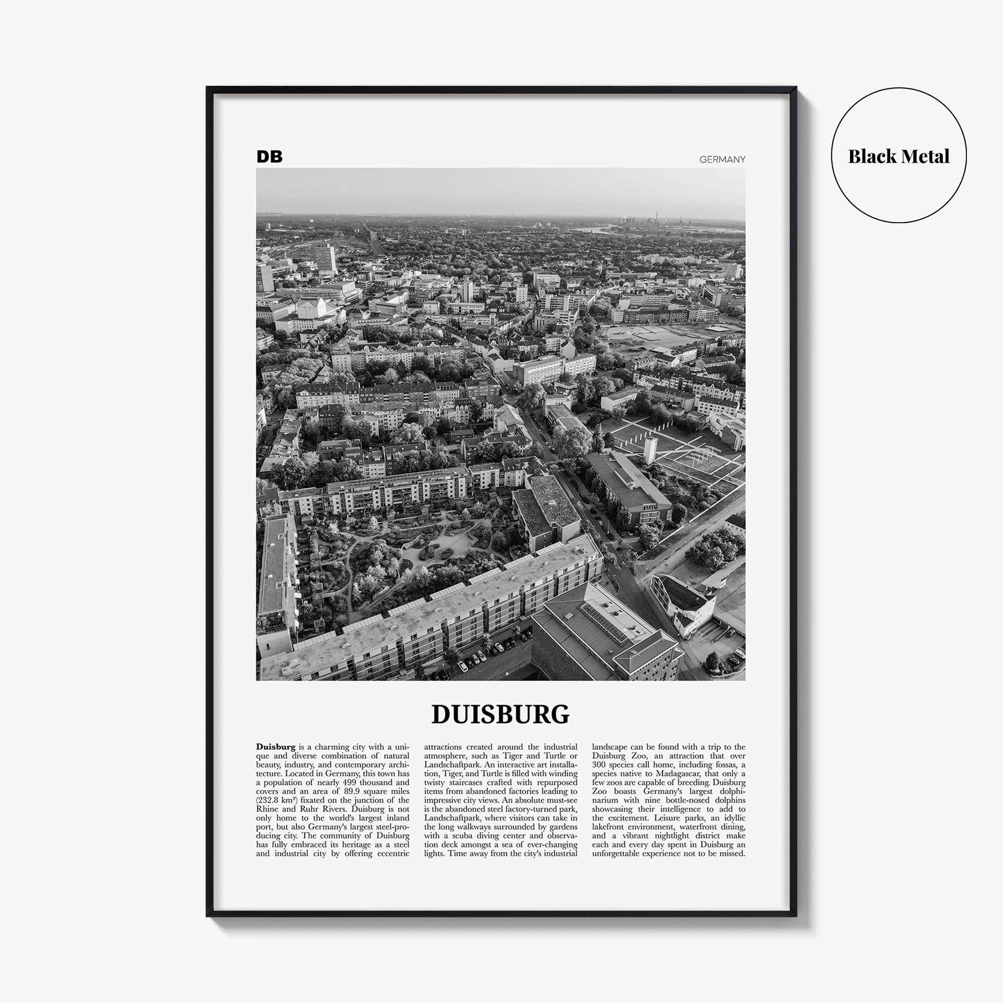 Duisburg Print Black and White, Duisburg Wall Art, Duisburg Poster, Duisburg Photo, Duisburg Wall Décor, Deutschland, Germany, Düsseldorf
