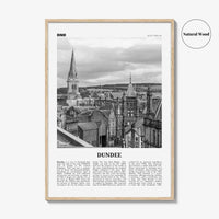 Dundee Print Black and White, Dundee Wall Art, Dundee Poster, Dundee Photo, Dundee Wall Décor, Dundee Map, Scotland, UK
