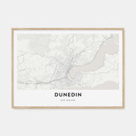 Dunedin Map Landscape Poster