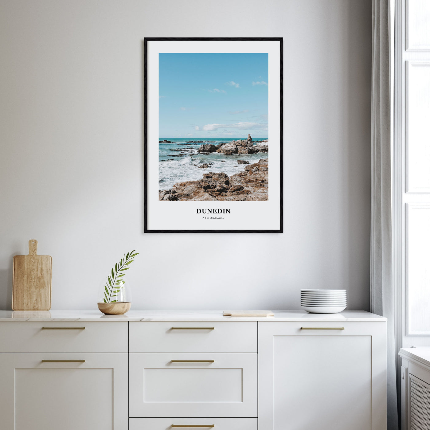 Dunedin Portrait Color No 2 Poster
