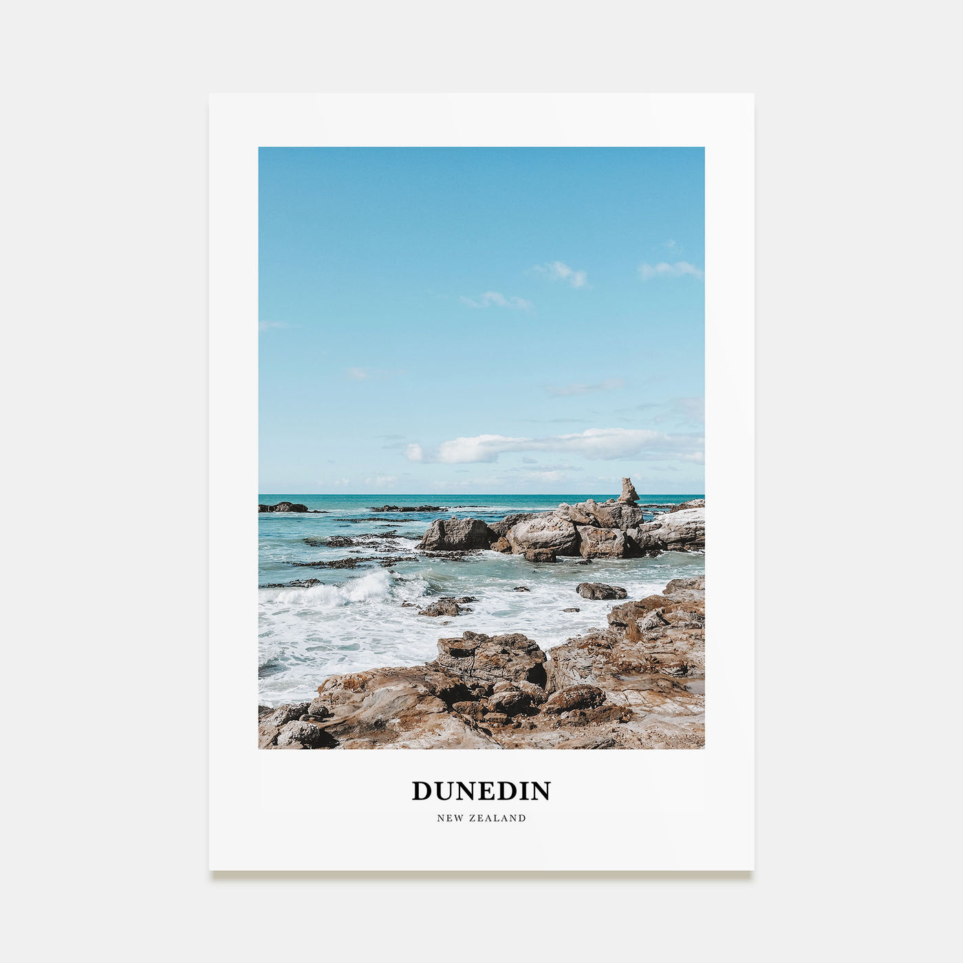 Dunedin Portrait Color No 2 Poster