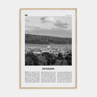 Dunedin Travel B&W Poster