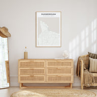 Dunsborough Map Portrait Poster
