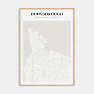 Dunsborough Map Portrait Poster