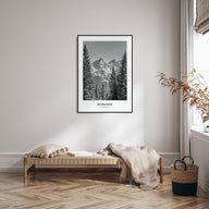 Durango, Colorado Portrait B&W Poster