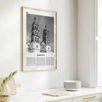 Durango Print Black and White Mexico, Durango Wall Art, Durango Poster, Durango Photo, Durango Wall Décor, Durango Map