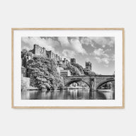 Durham, England Landscape B&W Poster