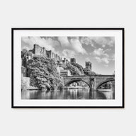Durham, England Landscape B&W Poster