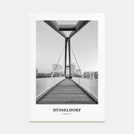 Düsseldorf Portrait B&W No 1 Poster