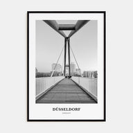 Düsseldorf Portrait B&W No 1 Poster