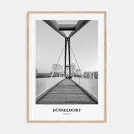 Düsseldorf Portrait B&W No 1 Poster