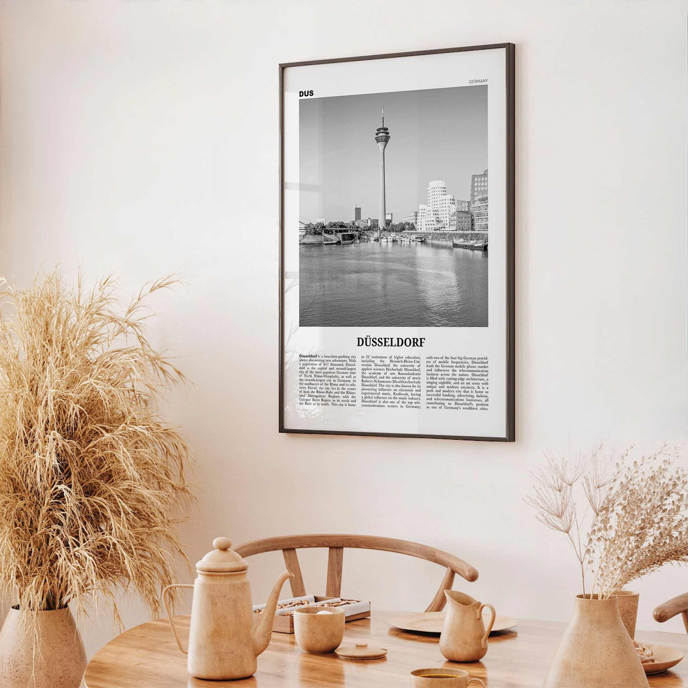 Dusseldorf Print Black and White No 1, Düsseldorf Wall Art, Düsseldorf Poster, Düsseldorf Photo, Düsseldor Decor, Germany, Deutschland