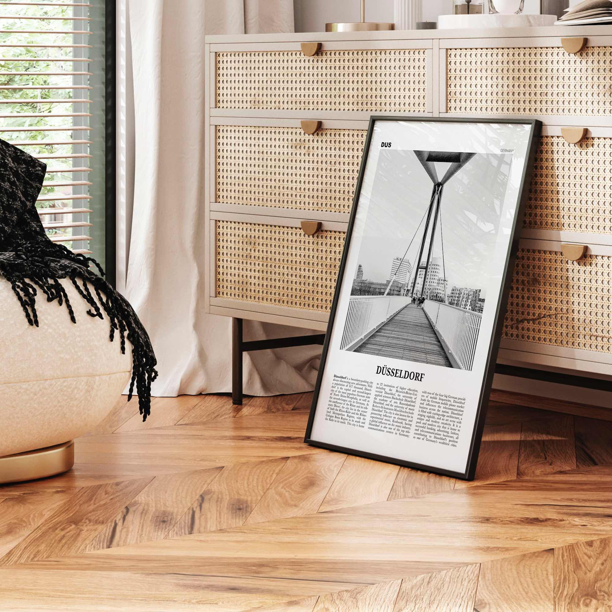 Dusseldorf Print Black and White No 2, Düsseldorf Wall Art, Düsseldorf Poster, Düsseldorf Photo, Düsseldor Decor, Germany, Deutschland