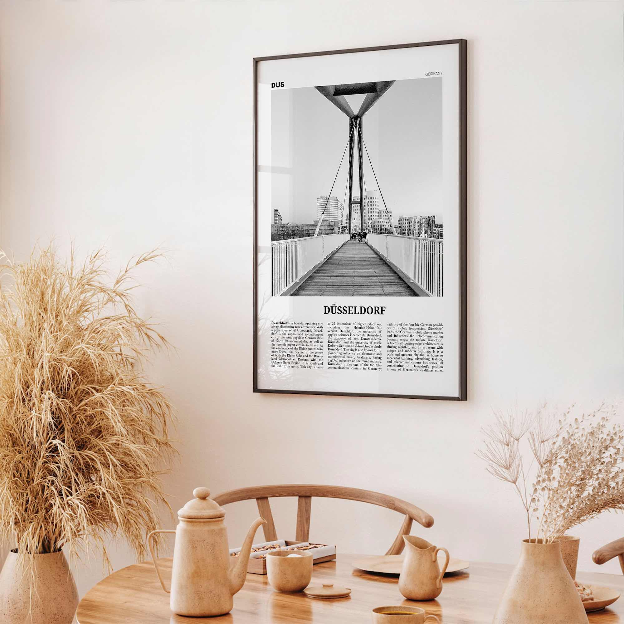 Dusseldorf Print Black and White No 2, Düsseldorf Wall Art, Düsseldorf Poster, Düsseldorf Photo, Düsseldor Decor, Germany, Deutschland