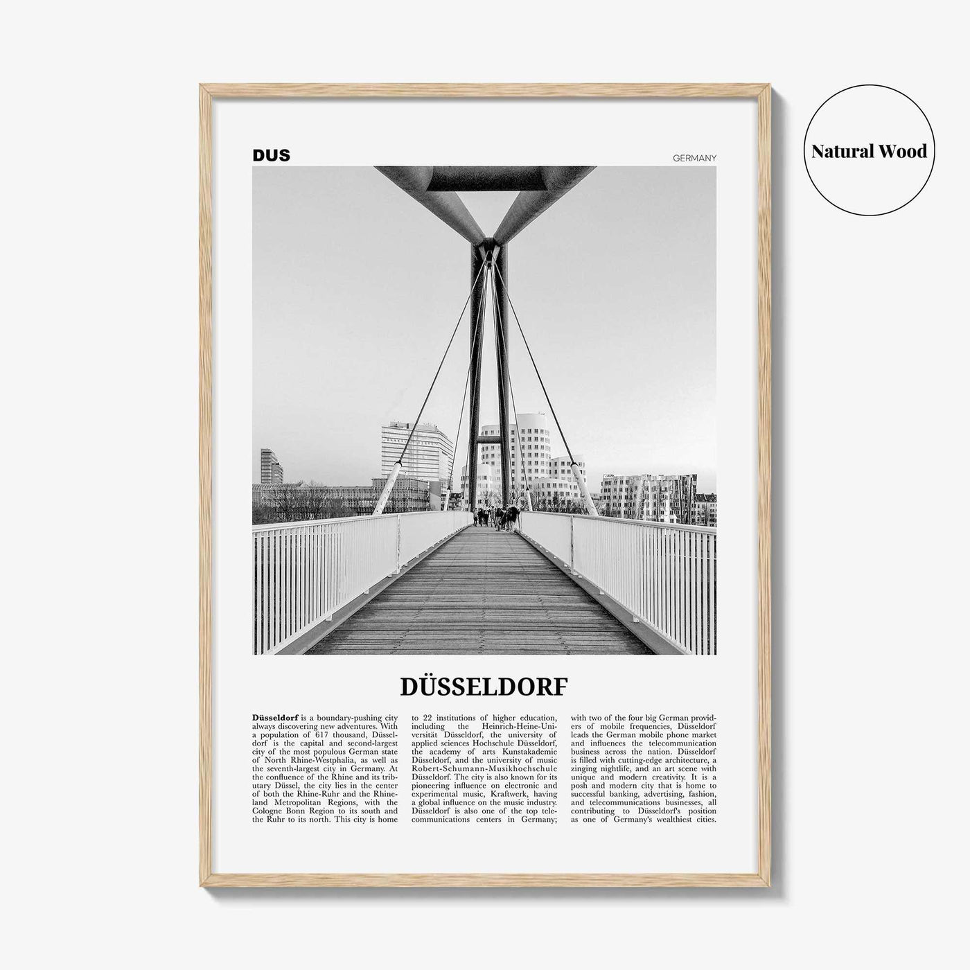 Dusseldorf Print Black and White No 2, Düsseldorf Wall Art, Düsseldorf Poster, Düsseldorf Photo, Düsseldor Decor, Germany, Deutschland