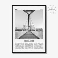 Dusseldorf Print Black and White No 2, Düsseldorf Wall Art, Düsseldorf Poster, Düsseldorf Photo, Düsseldor Decor, Germany, Deutschland