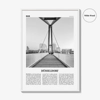 Dusseldorf Print Black and White No 2, Düsseldorf Wall Art, Düsseldorf Poster, Düsseldorf Photo, Düsseldor Decor, Germany, Deutschland
