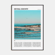 Duval County Travel Color Poster