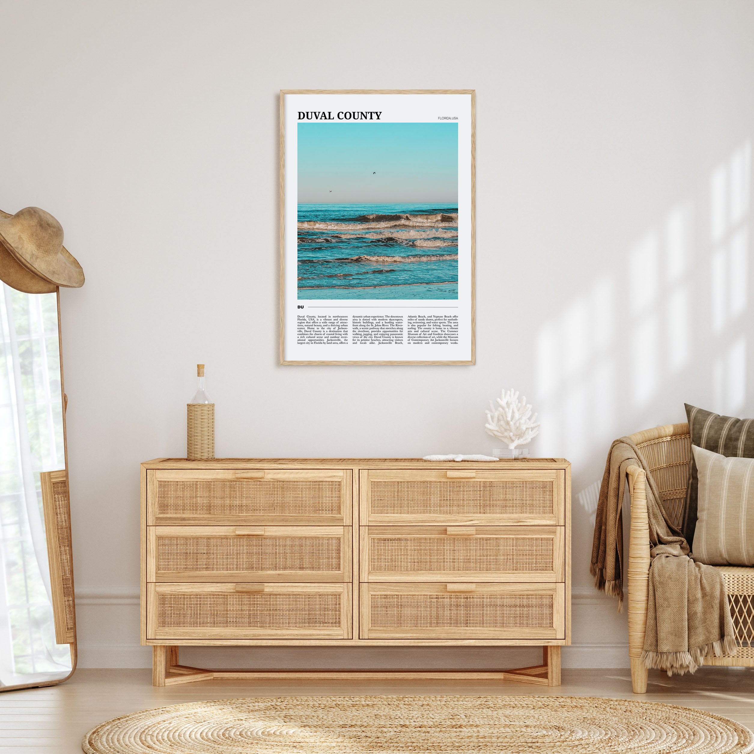 Duval County Travel Color Poster