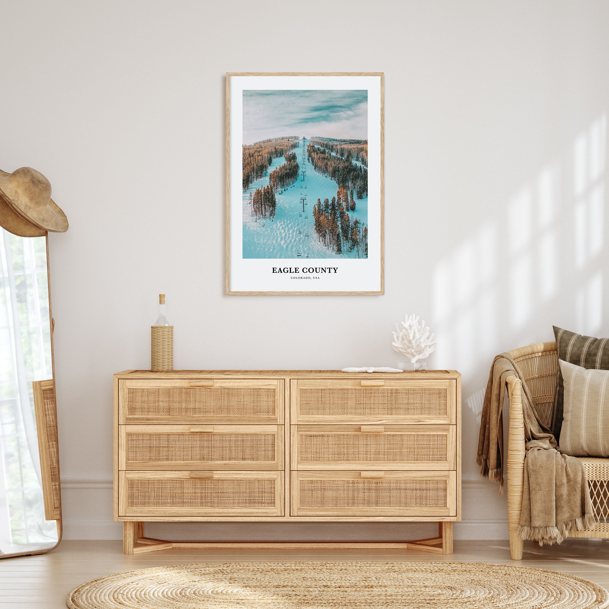 Eagle County Portrait Color Poster